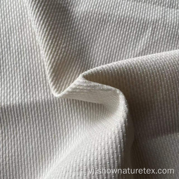 Mang vải polyester rayon dobby cho bộ đồ phù hợp